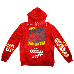 100% coton surdimensionné recadrée Boxy personnalisé hommes sweat à capuche d'hiver en détresse lavage à l'acide Streetwear brodé sweats à capuche de marque - Product Image 1