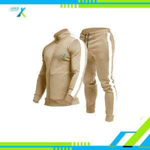 Survêtement Actif Décontracté d'Automne pour Hommes, Ensemble 2 Pièces, Pantalon de Jogging à Capuche avec Fermeture Éclair, Respirant, 100% Coton - Product Image 5