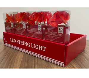 Best Price 2700K Yellow 1M 10CT HEART LED <b>LIGHT</b> <b>Battery</b> <b>Operated</b> PVC String <b>Light</b> <b>Indoor</b> Home Decoration - Product Image 6