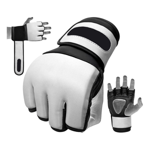 2024 haute qualité personnalisable PU professionnel MMA gants en gros Logo personnalisé équipement de boxe Protection cuir grappin gants - Product Image 1