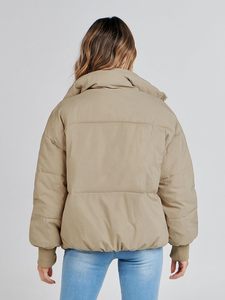 Servicios OEM Chaqueta Polar de Alta Calidad para Mujer, Nuevo Diseño, Chaqueta Acolchada para Mujer para Uso Invernal, Chaquetas Cortas para Mujer - Product Image 3