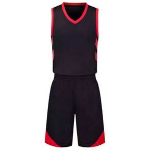 Ensemble de Tenue de Basketball d'Été pour Hommes – Maillot et Short Personnalisables pour Clubs Scolaires et Sessions – 100% Polyester Respirant - Product Image 1