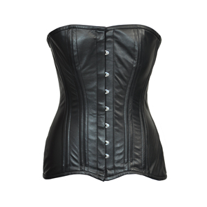 Corset en cuir double armature en acier, gilet gainant grande taille pour homme 2026 - Product Image 6