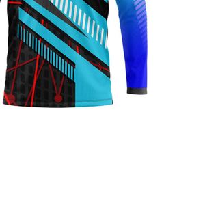 Haute qualité sur mesure hommes à manches longues entraînement t-shirt élastique Spandex O cou Fitness sport t-shirts séchage rapide vêtements de sport - Product Image 4