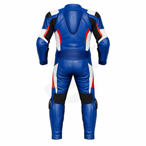 Combinaison de course en cuir pour moto pour homme, une pièce, équipement de conduite de moto avec protection des genoux, logo personnalisé, vêtements de sécurité pour motard, OEM ODM - Product Image 6