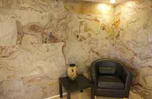 India Thin Stone Veneer Suppliers Normal Slate Stone Resin Back 2mm Thickness Natural Stone Veneer for <b>Fireplace</b> & External Use - Product Image 6