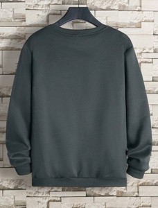Sudadera Térmica Unisex 100% Algodón, Invierno, Color Sólido, Forro Polar 3D, Resistente al Viento y Transpirable, Sin Cuello - Product Image 3