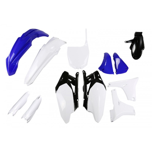 OEM 13 Kit carenatura per moto in plastica piena bianco-blu per Yamaha YZF 450 2011-2013 - Product Image 1