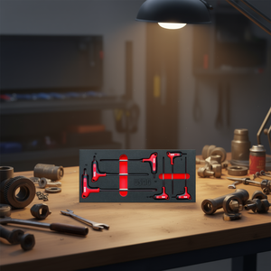 ชุดประแจหกเหลี่ยมแบบฟองน้ำสองสี ยี่ห้อ Usag แบบคละสี 6 ชิ้น - Product Image 3