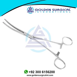 คีมผ่าตัด Rochester Carmalt ขนาด 6.25 นิ้ว ปลายโค้ง แบบมีฟันเลื่อยยาวและไขว้ ผู้จัดจำหน่ายขายส่งแบบ OEM - Product Image 6