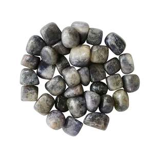Juego de piedras colgantes de iolita de alta calidad: limpieza energética y cristales de Chakra del tercer ojo - Product Image 1