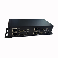 Codificador de vídeo H265 H.264 HD con entrada de audio para transmisión en vivo en Facebook Youtube compatible con protocolos RTMP y UDP