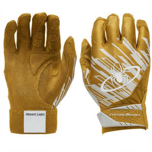Gants de frappe de baseball personnalisés avec logo imprimé, prix de gros, qualité professionnelle antidérapante, gants de frappe de softball de qualité supérieure - Product Image 1