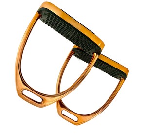 Nouvelle arrivée Étriers de cheval d'équitation d'endurance Confort Grip Absorbant les chocs Léger équestre Fourniture d'usine OEM - Product Image 6