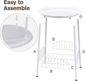 Table basse en fer élégante inspirée de l'art pour les salons modernes, les cafés et la décoration intérieure - Product Image 2