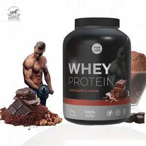 Suplemento esportivo em pó isolado de proteína de soro de leite puro, sabor chocolate, agitador para ganho muscular, adequado para exercícios diários