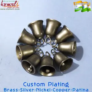 ร้อนขายการออกแบบที่กำหนดเองขนาดเล็กระฆังทองเหลืองโลหะอินเดียวัดระฆังโลหะหัตถกรรมเพื่อการส่งออกจากประเทศอินเดีย - Product Image 4