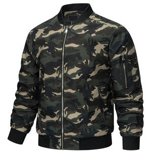Blouson aviateur imprimé camouflage léger Blouson aviateur à manches longues Blouson aviateur d'hiver le plus vendu - Product Image 1