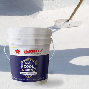 Star Cool Shield Acrylic Roof <b>Paint</b> for Energy Saving Buildings with <b>Spray</b> Application - Product Image 2