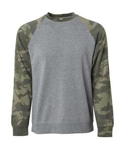 Hombres camuflaje mangas raglán comercio independiente co sudadera venta - Product Image 6