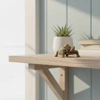 Statue de petite tortue en laiton sculpté à la main, plaqué or, style Art déco, pour la décoration de la maison