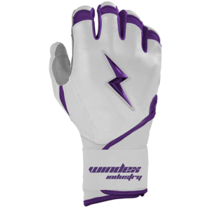 Guantes de bateo de cuero Cabretta Premium de la serie CHROME | Guantes de béisbol de puño largo | Logotipo personalizado OEM/ODM disponible - Product Image 4