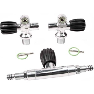 วาล์วแยกถังคู่สำหรับดำน้ำแบบสกูบา วาล์ว DIN สำหรับถังดำน้ำแบบเทคนิค - Product Image 4