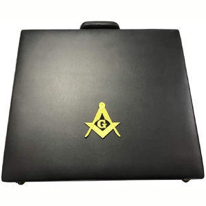 Top trending Masonic Knight Templar Provincial File Cases con mango duro Masonic Regalia Maletín - Product Image 3