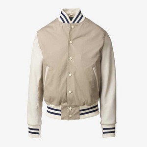 Veste universitaire décontractée pour hommes, en laine, coupe-vent, imperméable, respirante, logo frontal, printemps, fabricant - Product Image 1