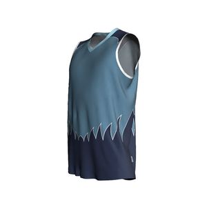 Uniforme de basket-ball sur mesure maillot unisexe pour jeunes vêtements de sport d'équipe imprimés en gros vêtements de transfert de chaleur en maille respirante - Product Image 2
