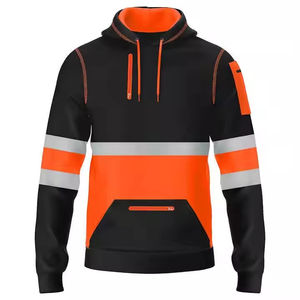 High Visibility Breathable Cotton Reflective <b>Hoodie</b> for Delivery Riders Warehouse Staff and Roadside Safety Workers - Product Image 6