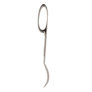 Poignée annulaire orthopédique à levier en os de 270 mm de haute qualité, entièrement courbée, 10 mm de large, en acier inoxydable allemand, pour usage manuel en milieu hospitalier, classe médicale - Product Image 3