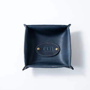 Organizador de bandeja de cuero genuino para monedero, estuche para llaves, bandeja de almacenamiento de cuero, joyero, organizador de oficina. - Product Image 5