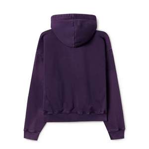 Nueva moda oscuro 100% algodón polar lavado Sudadera con capucha afecta diseño personalizado DTG sudaderas con capucha para adultos serigrafía Color sólido hombres - Product Image 5