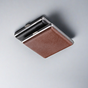 Étui à roulettes en papier portable en cuir de qualité supérieure Accessoires Conteneur Étui à roulettes en papier de poche - Product Image 3