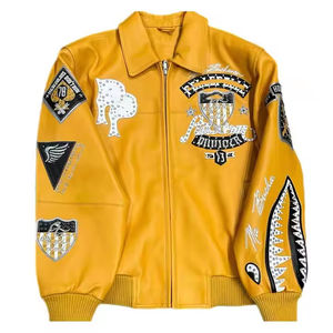 Chaqueta de Béisbol Urbana para Hombre, Otoño Invierno, Cortavientos, Bordada, con Bolsillos Decorativos, Impermeable, para Correr - Product Image 6