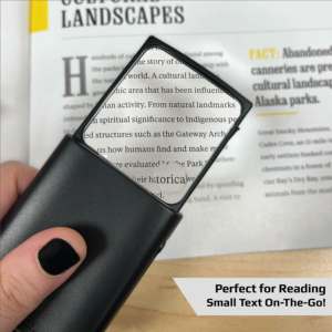 Instrument optique en acrylique avec lentille extrême de 2x/4.5x45x48mm, loupe de poche de qualité supérieure - Product Image 2