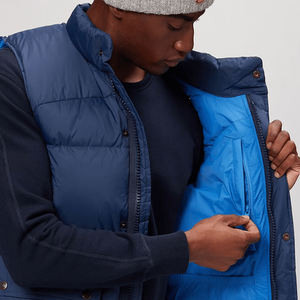 Gilet matelassé léger et décontracté pour homme, avec capuche, sans manches, doux et thermique, idéal pour l'hiver – Prise en charge OEM - Product Image 5
