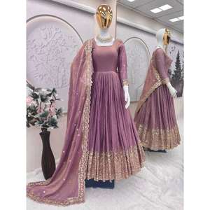 Nouvelle collection Zain Exports : Salwar Kameez de créateur en soie Fendy lourde, réversible, pour toutes les saisons, style décontracté et idéal pour les fêtes. - Product Image 1