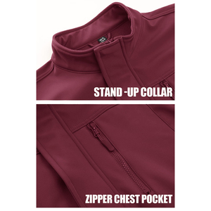 OEM Manufacturer's Custom High Quality Softshell <b>Jacket</b> for <b>Men</b> Breathable Waterproof Polyester Long for Winter Plus Size Zipper - Product Image 4
