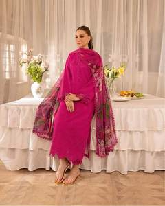 ชุดเดรสแบบชาวอัฟกานิสถานของผู้หญิงชุด558ผ้าไหมสไตล์ซาลวาร์คาเมซสง่างามออกแบบได้ตามต้องการ - Product Image 3