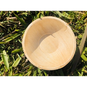 Bols jetables en feuille de palmier Areca vietnamienne vaisselle compostable décorative pour le déjeuner le camping en plein air Mme Amelia + 84855014447 - Product Image 3