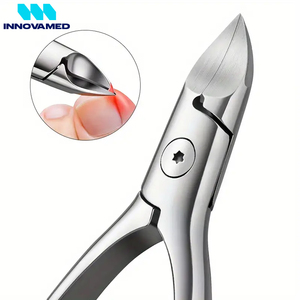 Tijeras de precisión de pico de águila Staleks, cortacutículas de uñas de acero inoxidable para manicura y pedicura, logotipo láser, uso en los dedos - Product Image 5