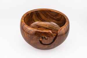 Bol de rangement pour fils en bois écologique de qualité supérieure, personnalisé, pour les projets de tricot et de crochet, avec un accès facile - Product Image 6