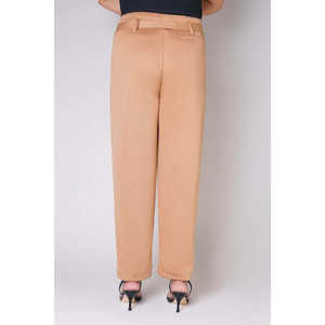 Pantalón de Cintura Alta con Esponja WG-WS-22-W14 B, Tejido Crepé Transpirable, Tinte Liso - Product Image 3