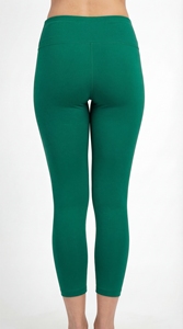 Leggings Deportivos de Cintura Alta Color Verde Esmeralda para Mujer, Pantalones de Yoga y Fitness Personalizados OEM - Product Image 2