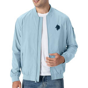 เสื้อแจ็กเก็ตนักบินผู้ชายระบายอากาศได้เสื้อแจ็คเก็ตบอมเบอร์ใส่กลางแจ้งสวมใส่สบาย - Product Image 1