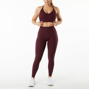 เลกกิ้งออกกำลังกายเอวสูงสำหรับผู้หญิงเลกกิ้งออกกำลังกายเข้ารูปกระชับสัดส่วนสวมใส่สบาย - Product Image 2