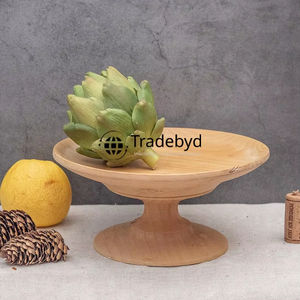 Soporte de pastel de madera hecho a mano de lujo para servir postres de fiesta de boda elegante y Decoración de mesa Tradebyd - Product Image 1