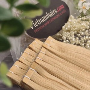 Extensiones de cabello virgen vietnamita 100% de la mejor calidad, Onda de cutícula completa, rizo Jerry recto grueso, paquete humano crudo listo para exportación - Product Image 1